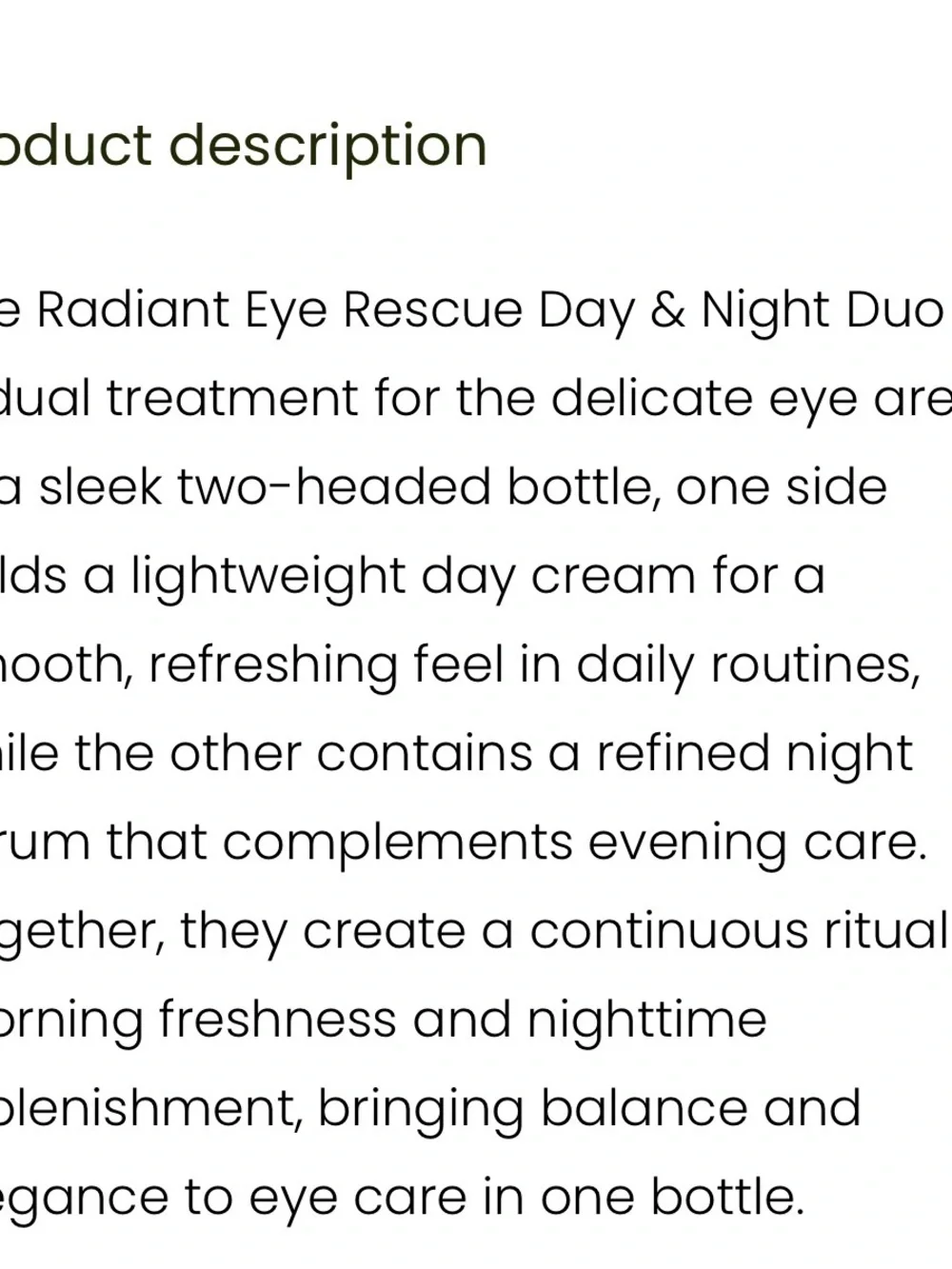 Eye Rescue Day & Night Duo — Black & White